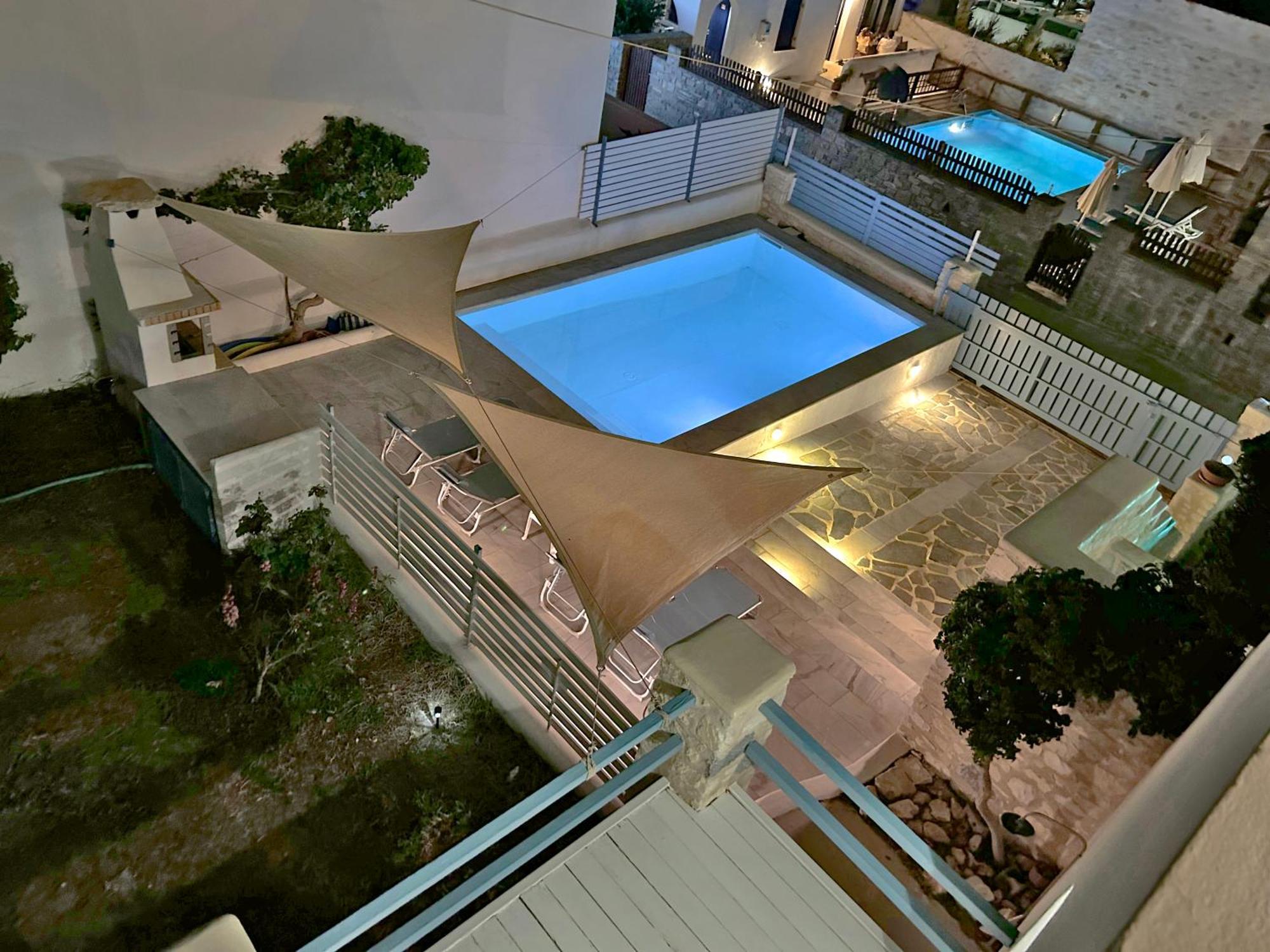Villa Danae - Seaside Villa With Pool & Hot Tub بوسي لِفاذي المظهر الخارجي الصورة